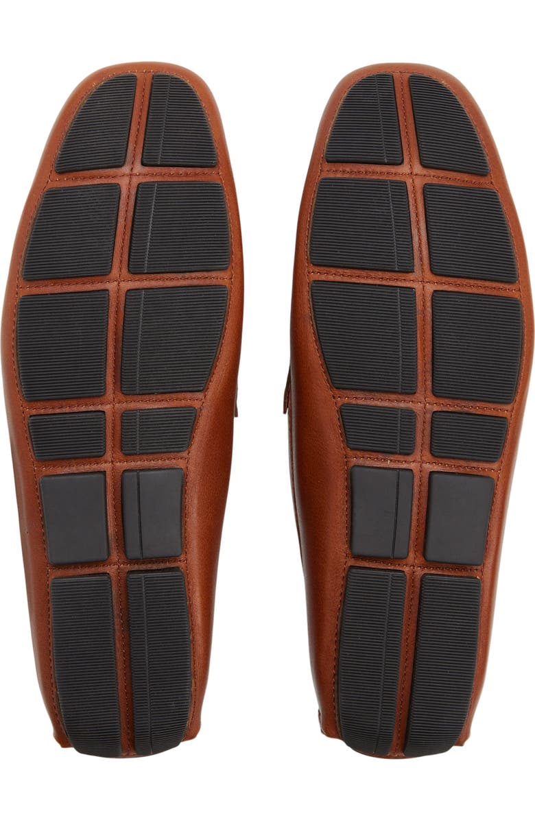 Brooks Brothers Jefferson Mixed Media Driving Loafer, Alternate, color, Medium Brown