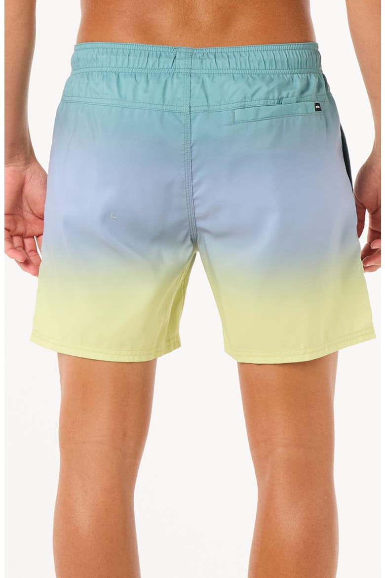Laze Fade Volley Swim Trunks, Alternate, color, BLUE LAGOON