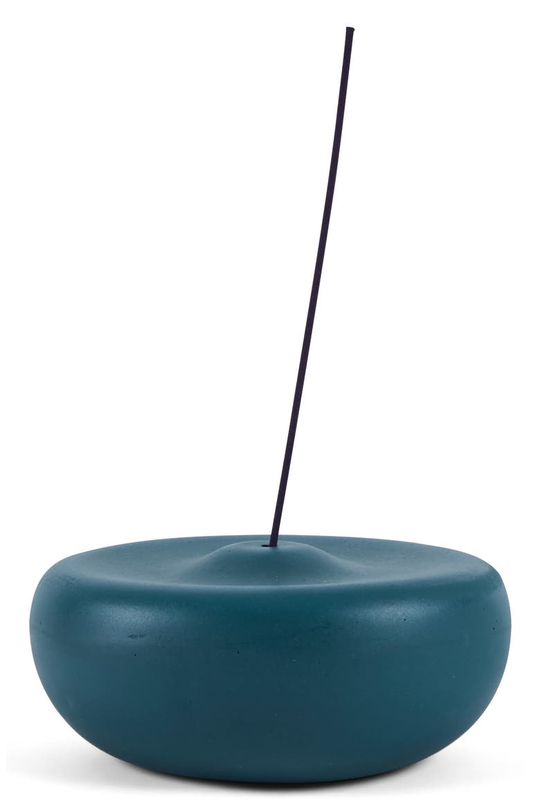 Ceramic Incense Holder, Main, color, BLUE/GREEN