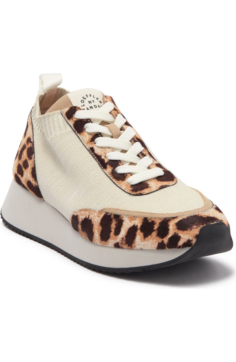 Loeffler Randall Remi Genuine Calf Hair Detail Sneaker, Main, color,