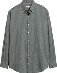 Peter Millar Stowe Crown Lite Check Performance Twill Button-Down Shirt