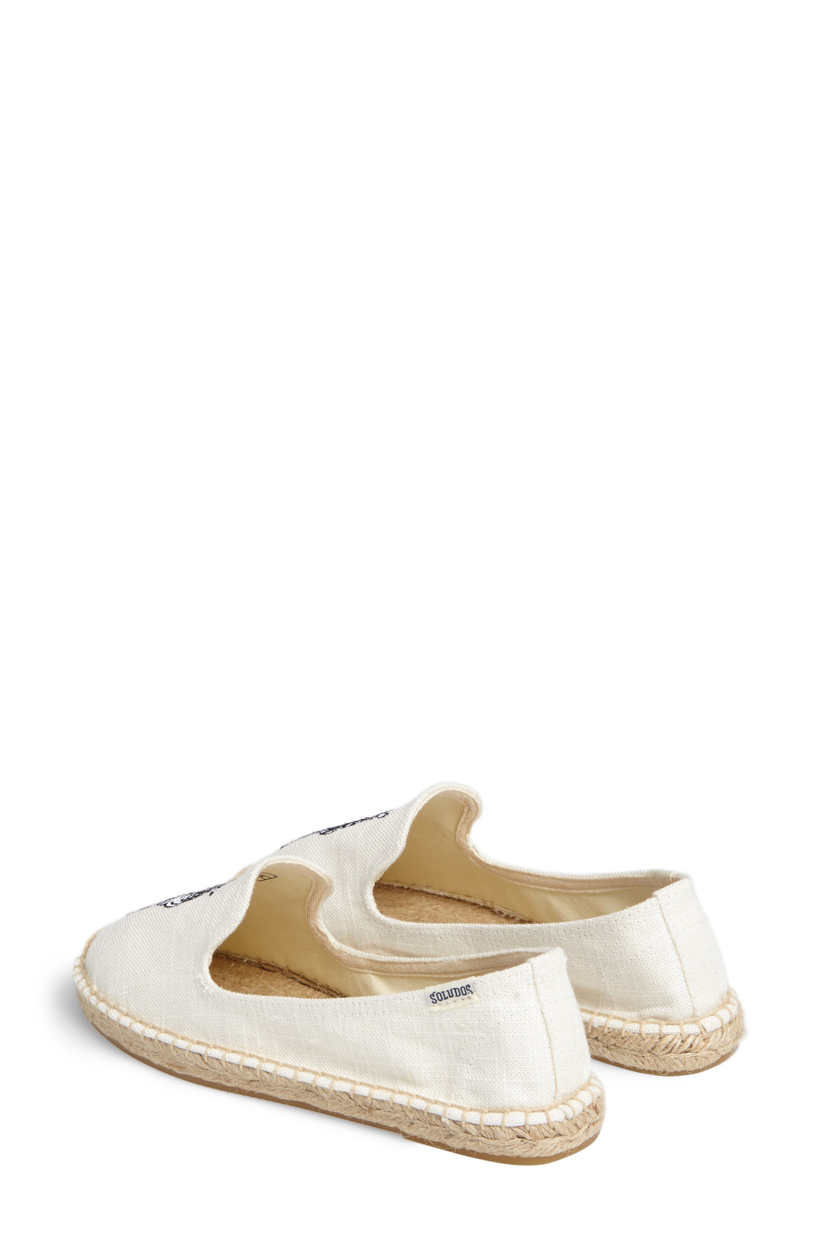 Soludos Embroidered Espadrille Slip-On, Alternate, color, 