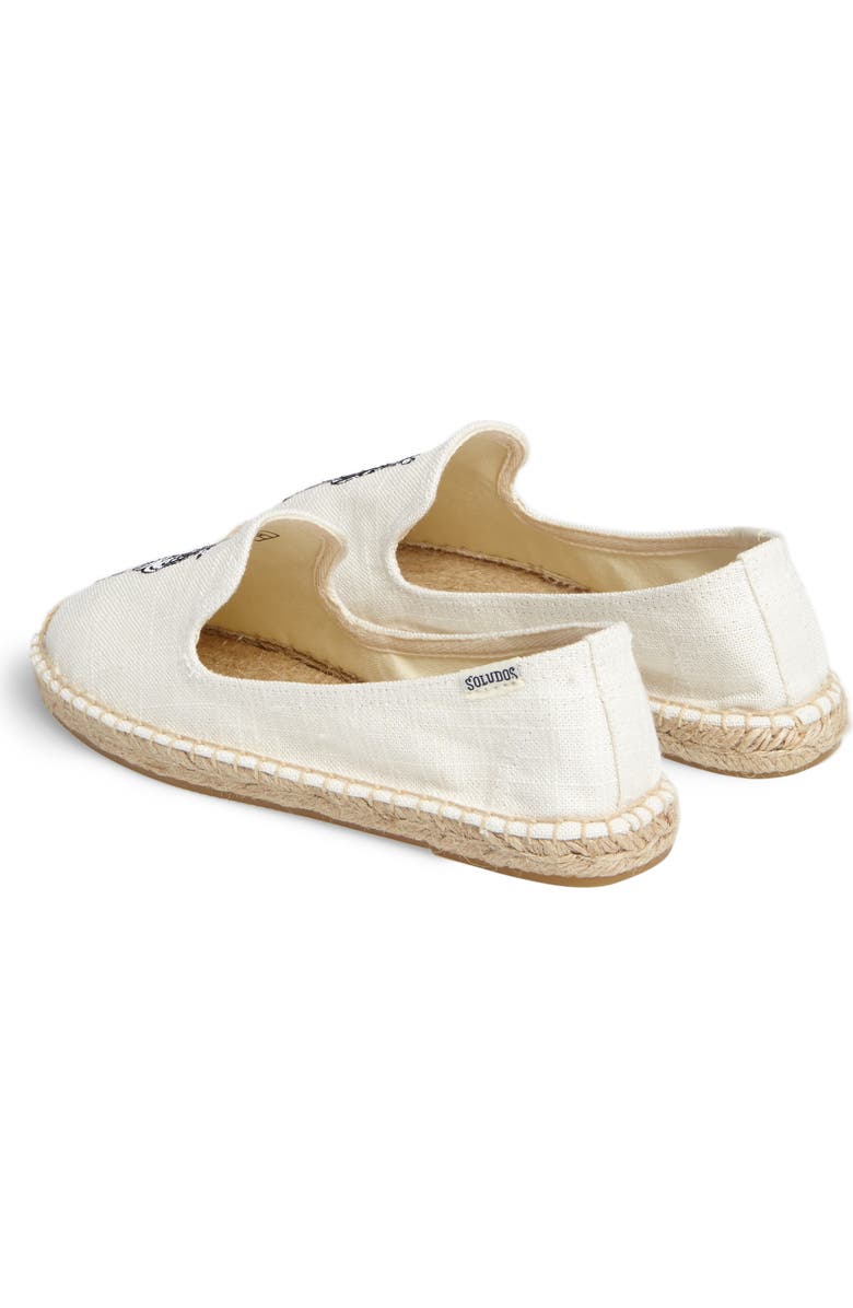 Soludos Embroidered Espadrille Slip-On, Alternate, color,