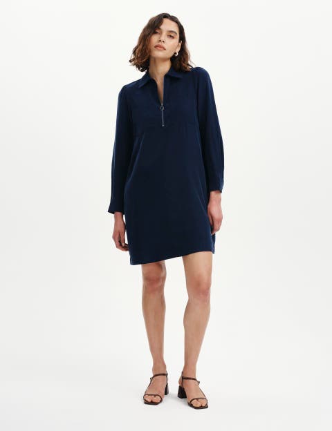 Enriko Zip Front Short Dress