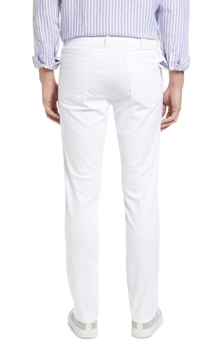 Brax Men's Chuck Slim Fit Five Pocket Pants, Alternate, color, White