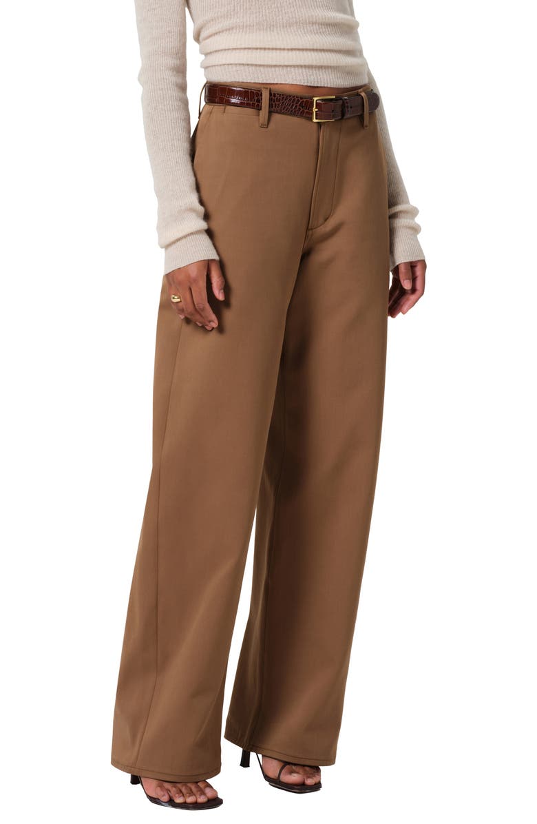 Citizens of Humanity Ayla High Waist Wide Leg Pants, Alternate, color, Nut