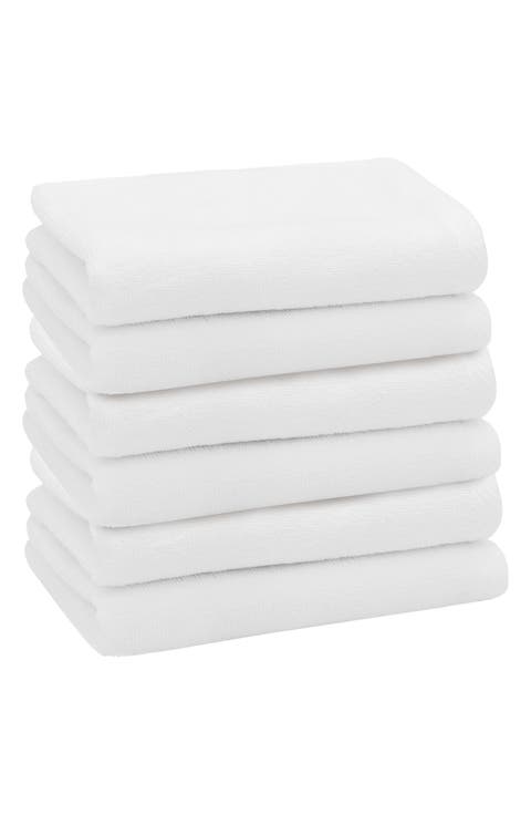 6-Pack Ediree Cotton Fingertip Towel Set