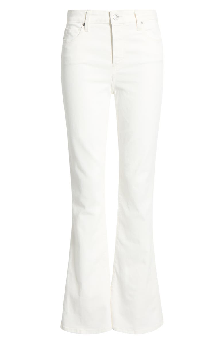 PAIGE Laurel Canyon High Waist Flare Leg Jeans, Main, color, Tonal Ecru