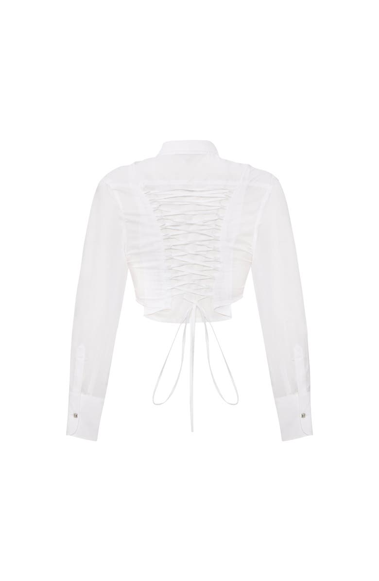 PCFG Pure Cotton Crop Shirt, Alternate, color, White