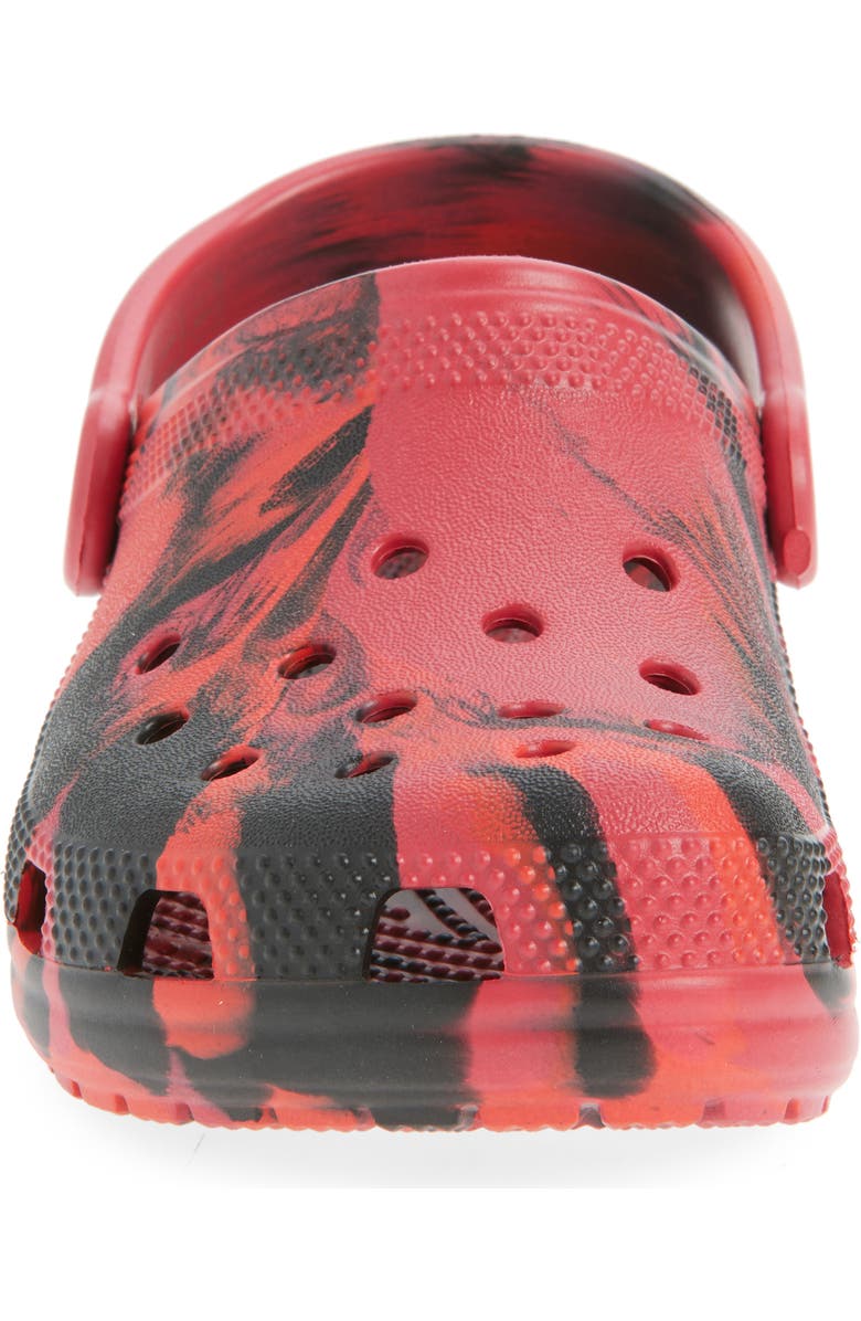 CROCS Kids' Classic Marbled Clog, Alternate, color, Pepper/Black
