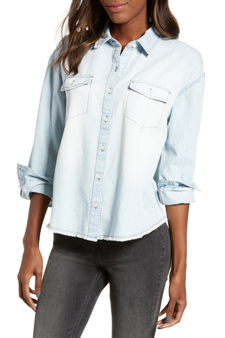 Chambray Shirt, Main, color, CLOUD INDIGO