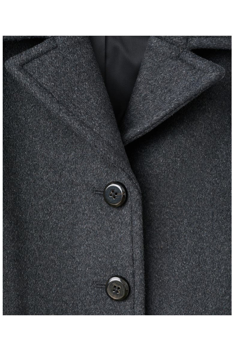 Wool Blend Coat, Alternate, color, GREY