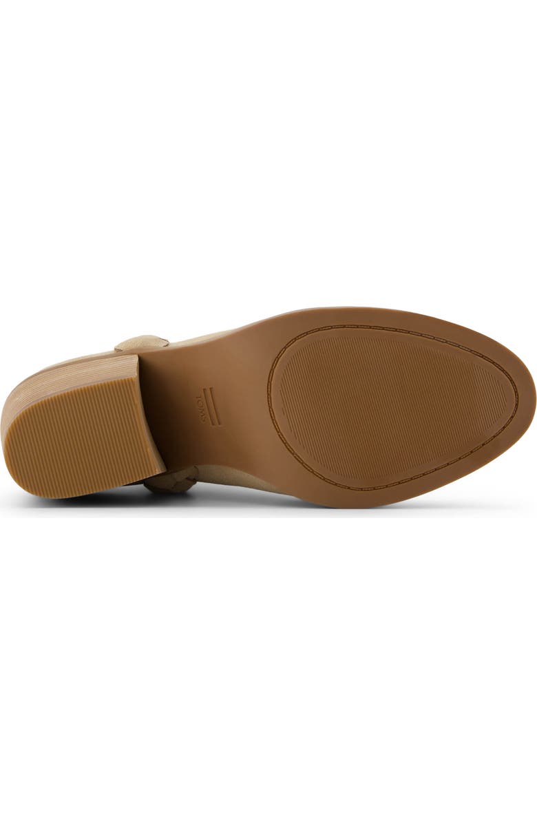 TOMS Constance Braid Bootie, Alternate, color, Natural