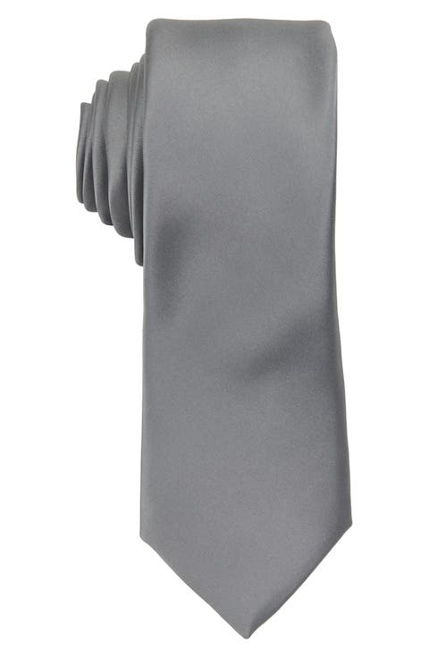 Men's Solid Satin Tie