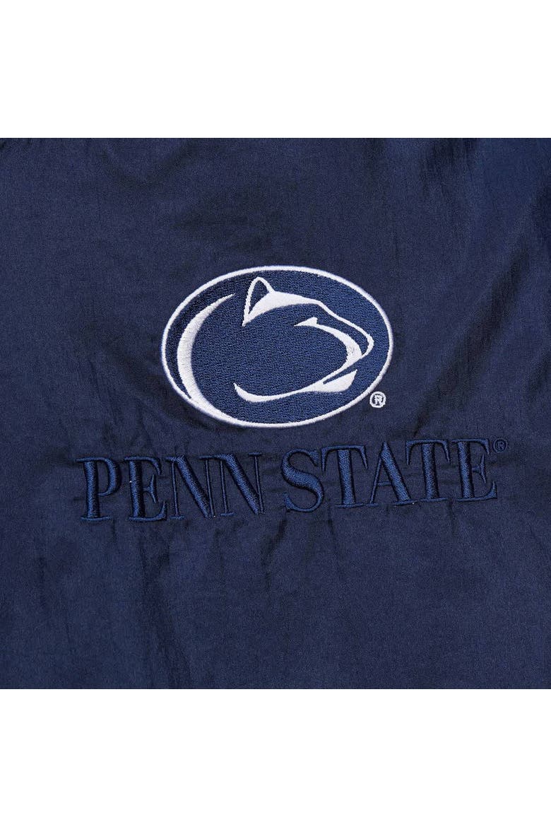 Men's Mitchell & Ness Navy Penn State Nittany Lions Team 3.0 Anorak Half-Zip Hoodie, Alternate, color, Navy