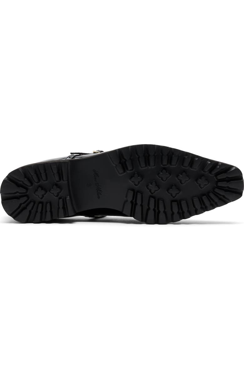 MARC NOLAN Roxie Leather Lug Mary Janes, Alternate, color, Black Patent