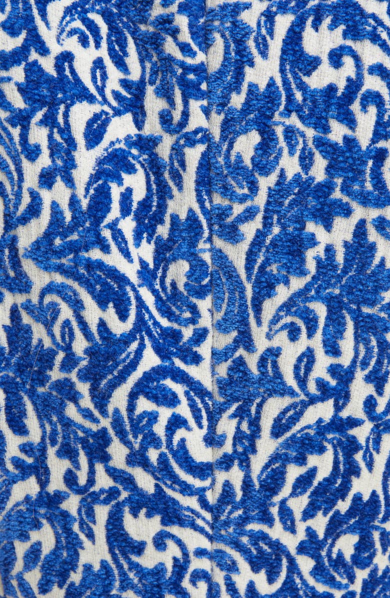 Dries Van Noten Dalilan Porcelain Jacquard Midi Dress, Alternate, color,