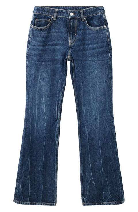 Low Rise Flare Jeans
