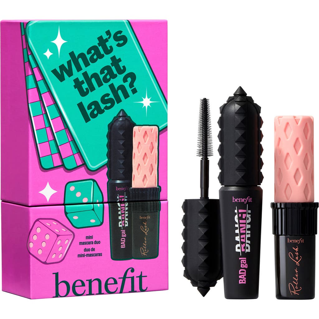 Benefit Cosmetics What's That Lash 2-piece Mascara Mini Gift Set $32 Value In Transparent