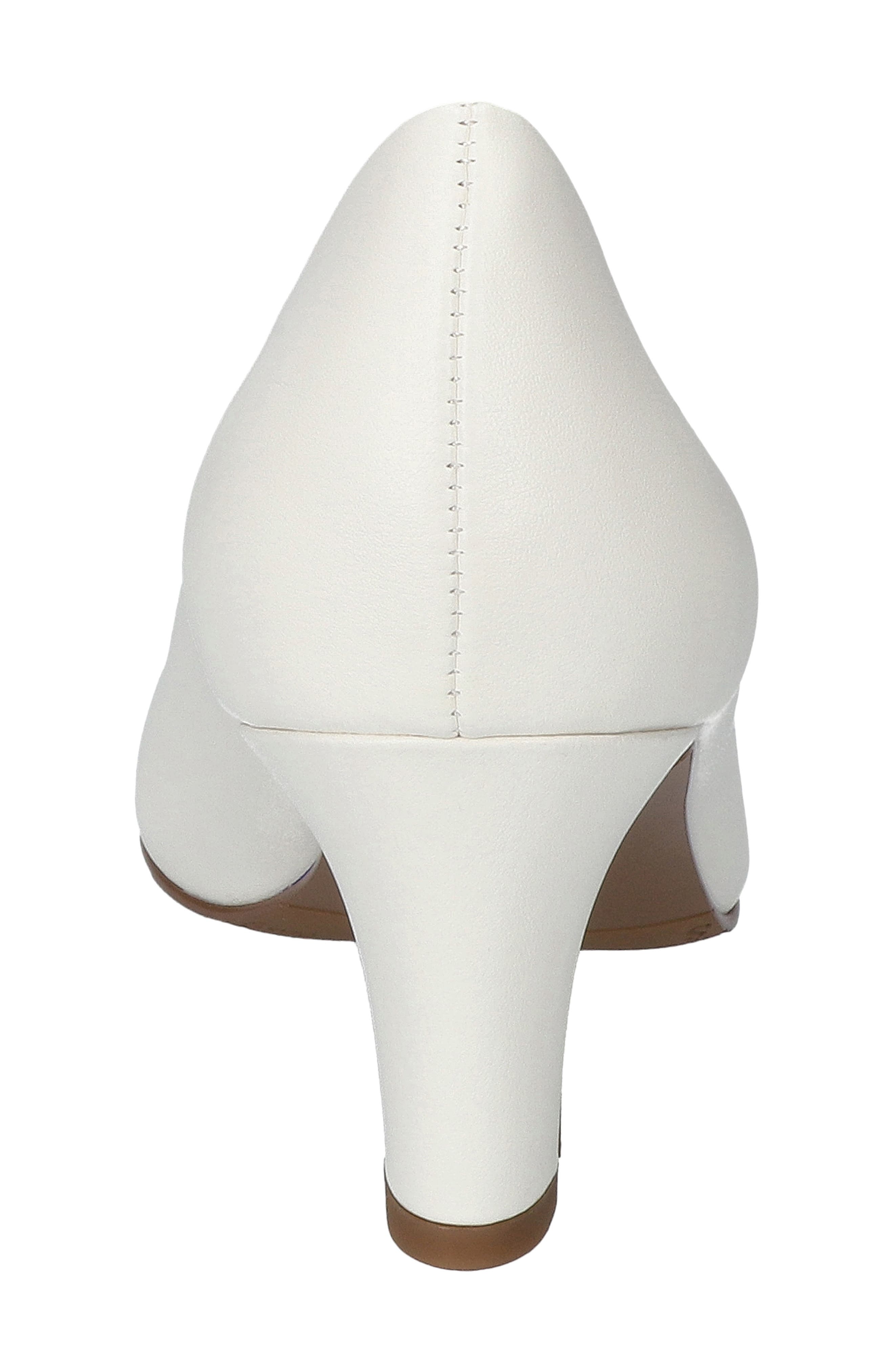 EASY STREET Poet Pump, Alternate, color, White