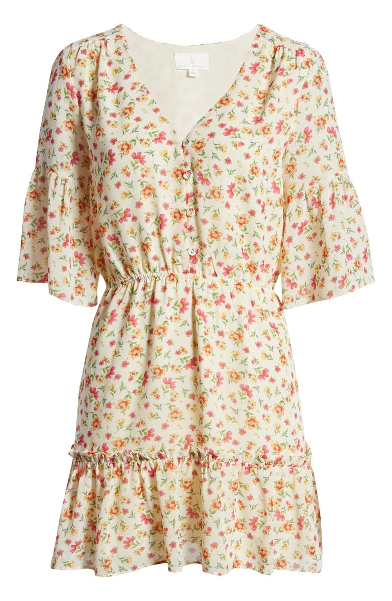 Lost + Wander Love in Bloom Floral Minidress, Alternate, color,