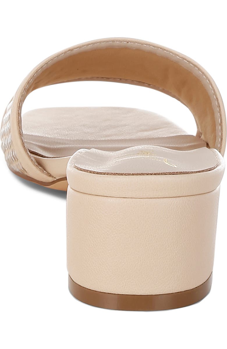 LONDON RAG Gisella Raffia Slide Sandal, Alternate, color, Beige
