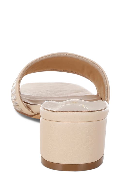 London Rag Gisella Raffia Slide Sandal In Neutral
