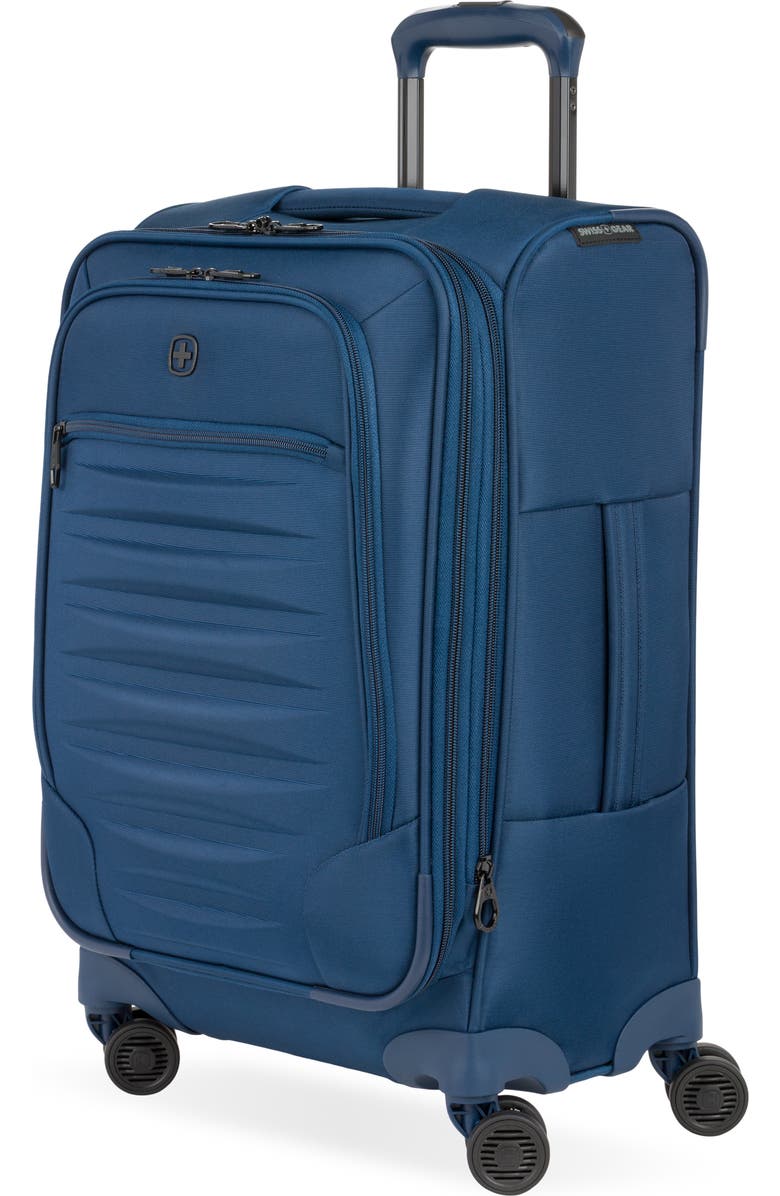 SWISSGEAR Checklite Carry-On Spinner Suitcase, Main, color,