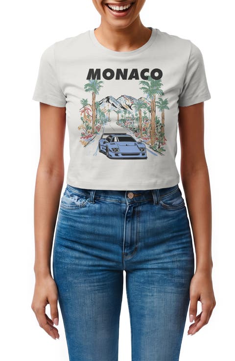Monaco Landscape Crop Graphic T-Shirt