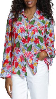 APNY Floral Print Woven Shirt