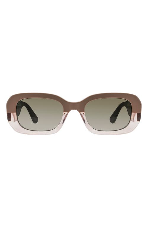Stuart Weitzman 51mm Rectangular Sunglasses in Nude  product