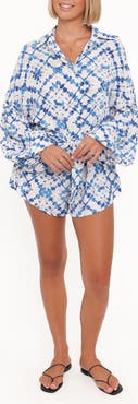 Petal & Pup Tansy Abstract Print Long Sleeve Romper