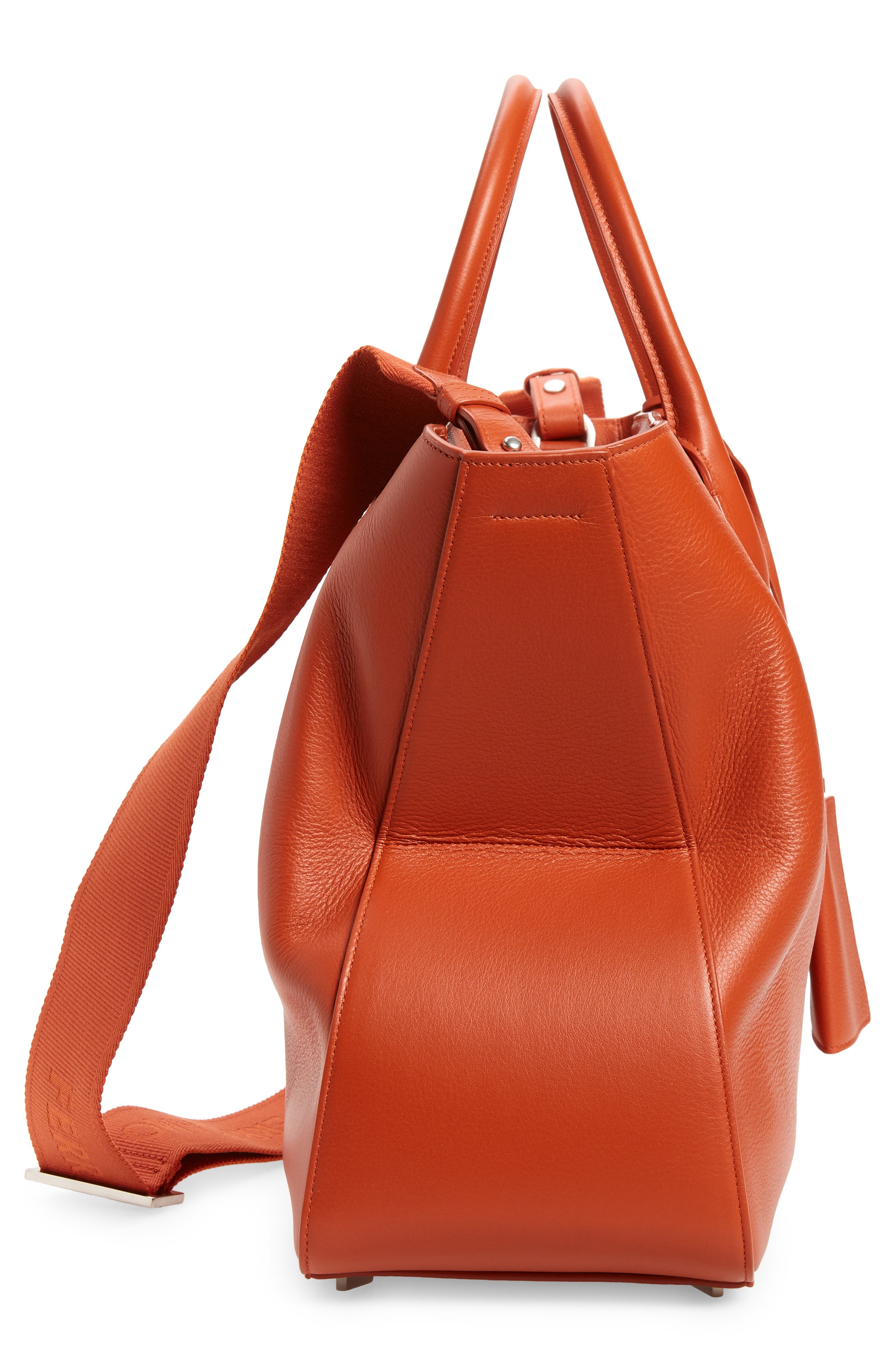 FERRAGAMO Star Leather Tote, Alternate, color, 