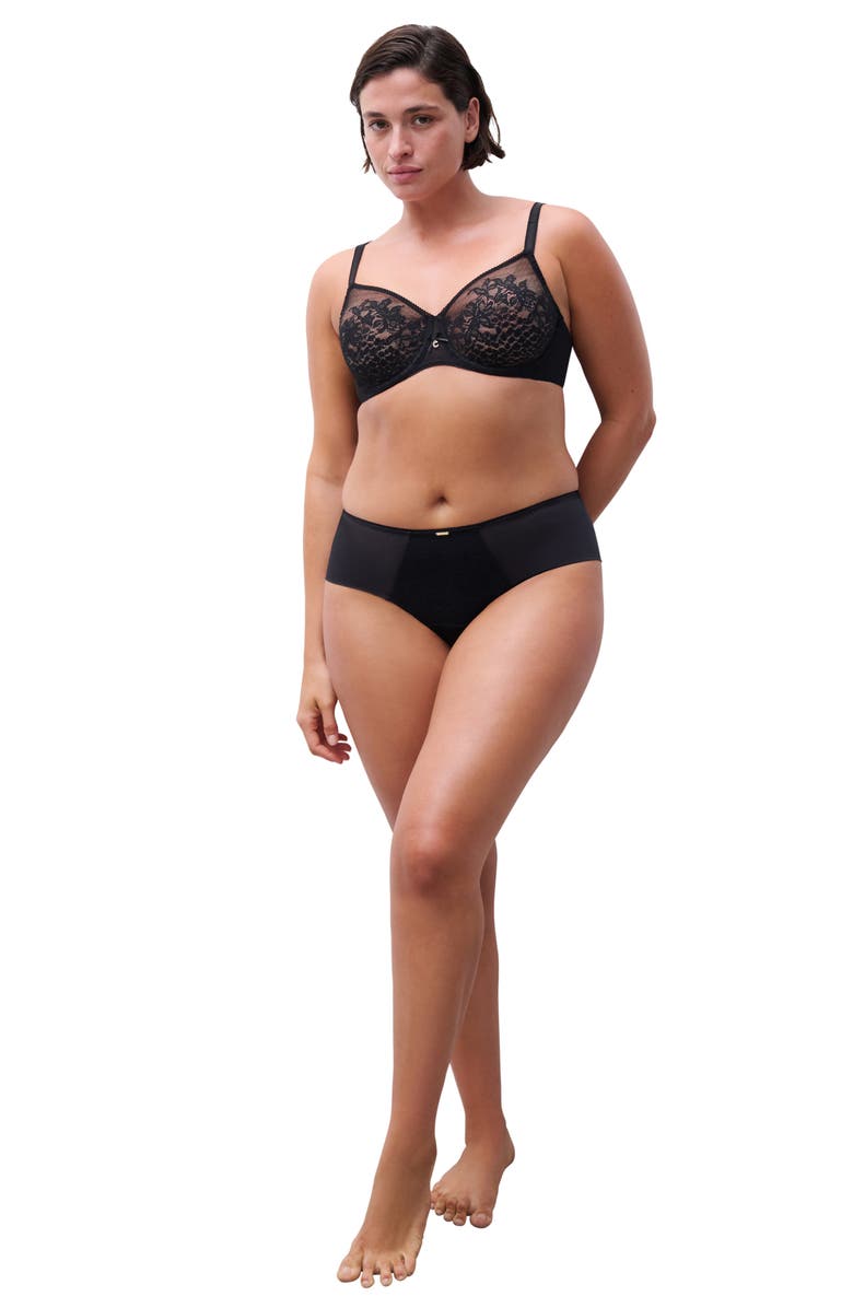 Chantelle Lingerie Maris Hipster Briefs, Alternate, color, Black