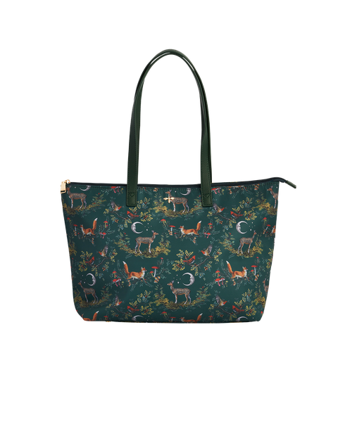Into the Woods Large Green Grab Tote