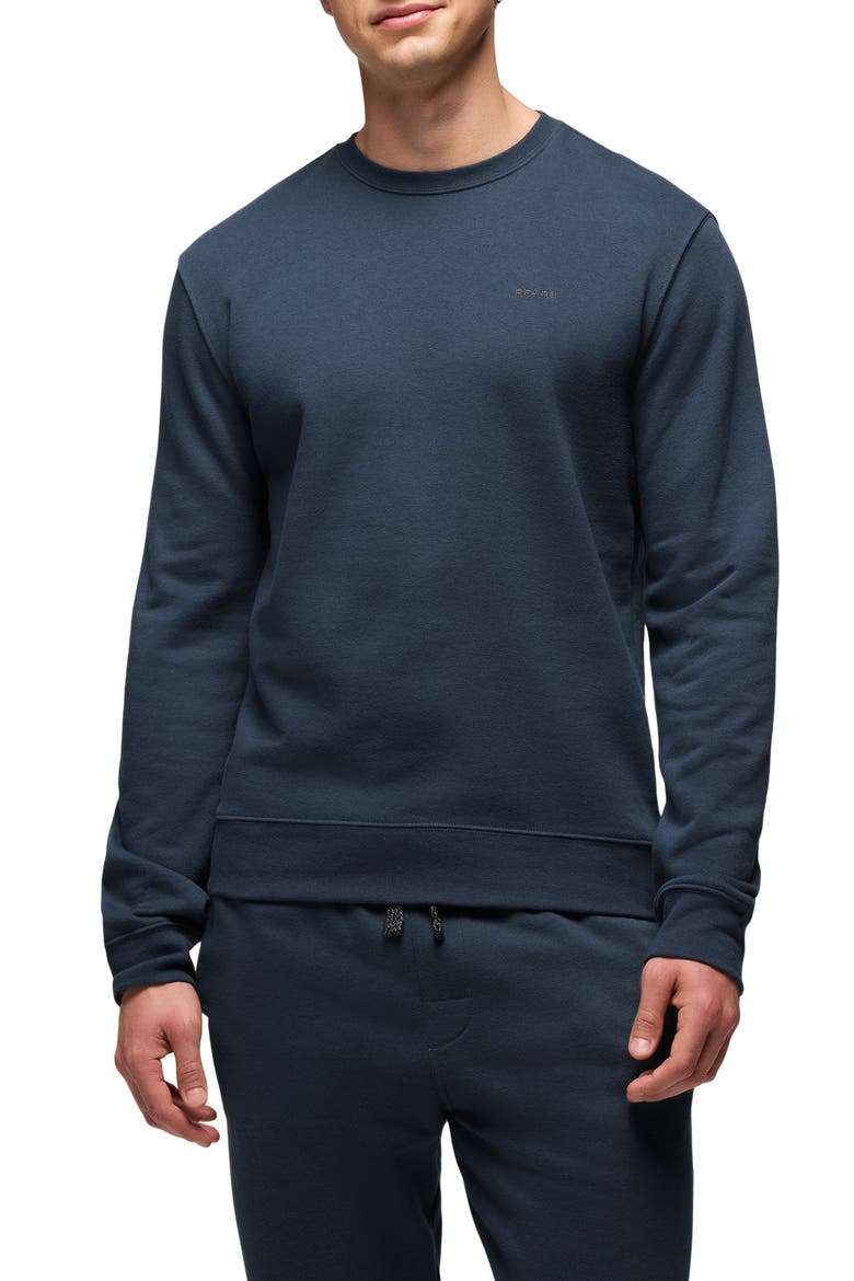 Fleece Crewneck Sweatshirt, Main, color, STORMY NIGHT