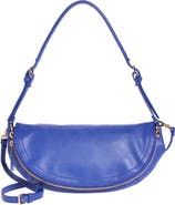 MANGO Getaria Semicircular Faux Leather Shoulder Bag