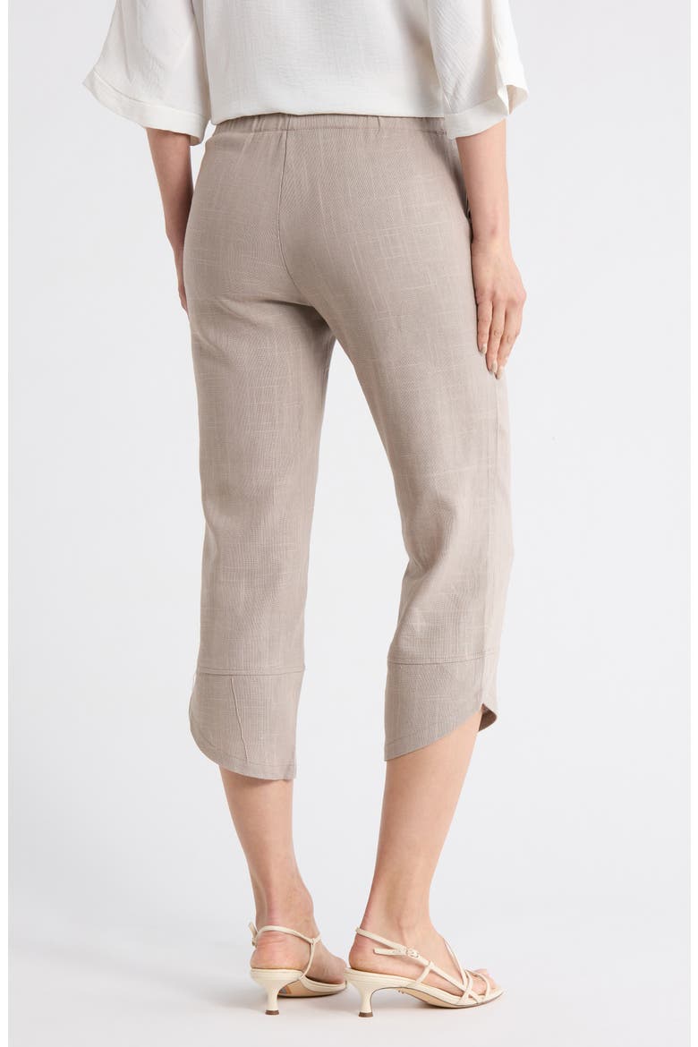 Pull-On Capri Pants, Alternate, color, TAUPE