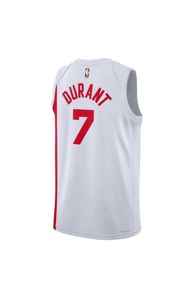 Nike Men's Nike Kevin Durant White Brooklyn Nets Swingman Jersey - Classic Edition, Alternate, color,