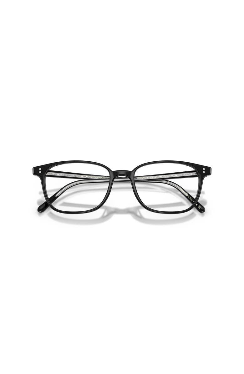 Oliver Peoples 53mm Square optical glasses, Alternate, color, Black