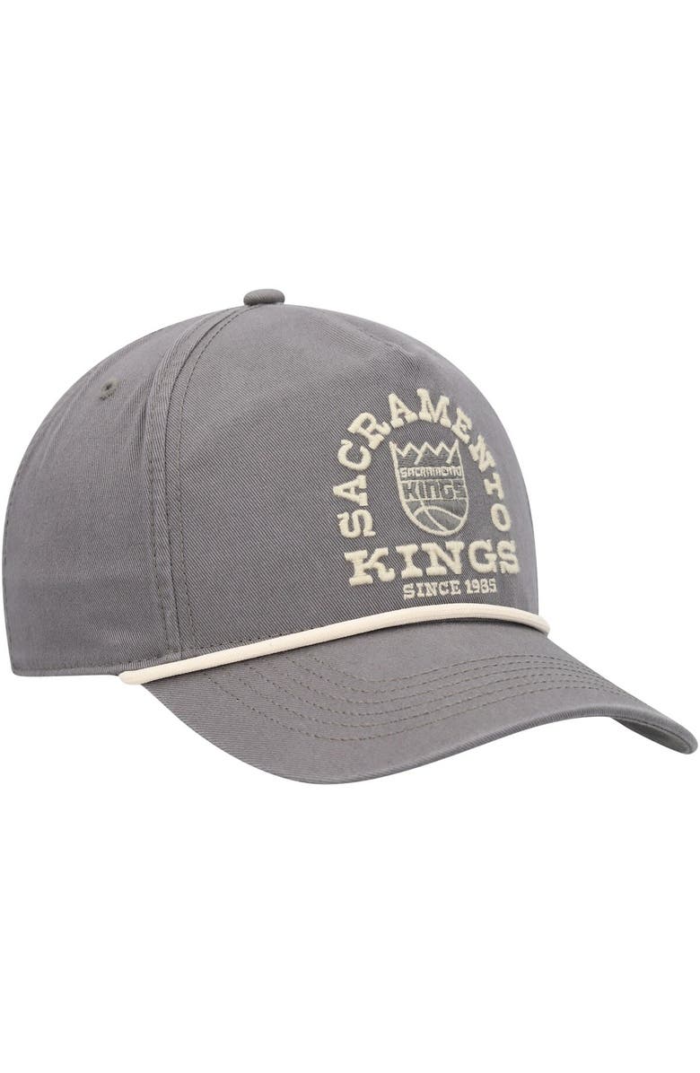 '47 Men's '47  Charcoal Sacramento Kings Canyon Ranchero Hitch Adjustable Hat, Alternate, color, 
