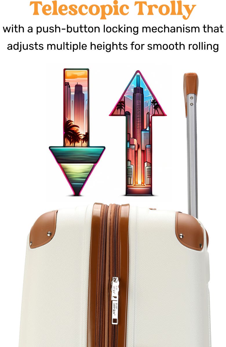 Miami Carry On Collins 3-Piece Hardside Spinner Luggage Set, Alternate, color,