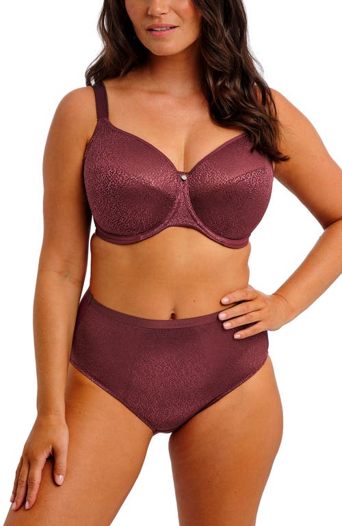 Fantasie Demure Underwire Molded Bra In Burgundy