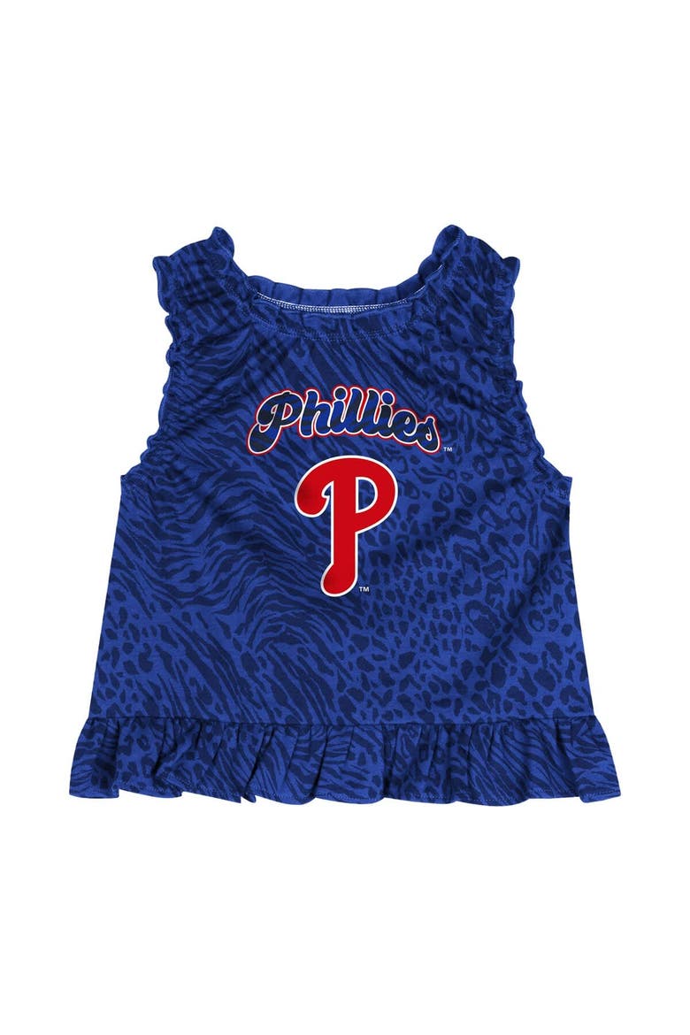 Infant  Blue Philadelphia Phillies Playground Dress & Bloomers Set, Alternate, color, Blue
