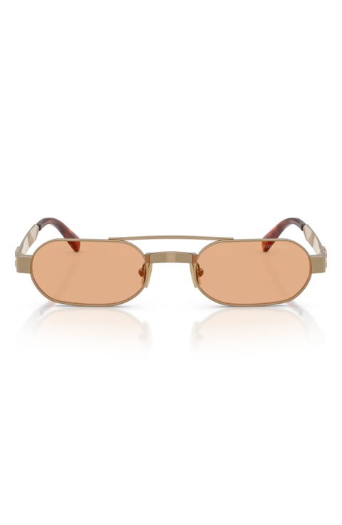 52mm Oval Sunglasses
