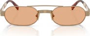 Miu Miu 52mm Oval Sunglasses