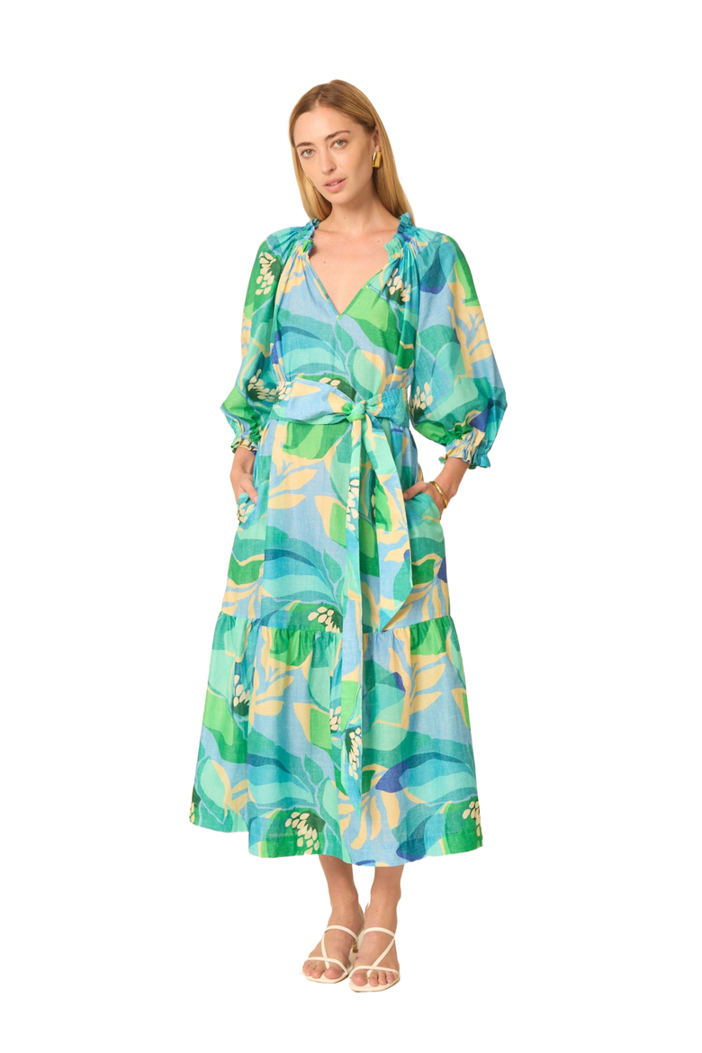 Waverly Dress, Main, color, Maldives print