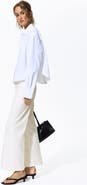 H&M Bootcut Cotton Canvas Trousers