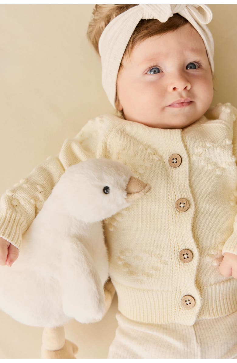 Snuggle Bunnies Rose the Duck 9", Alternate, color, White