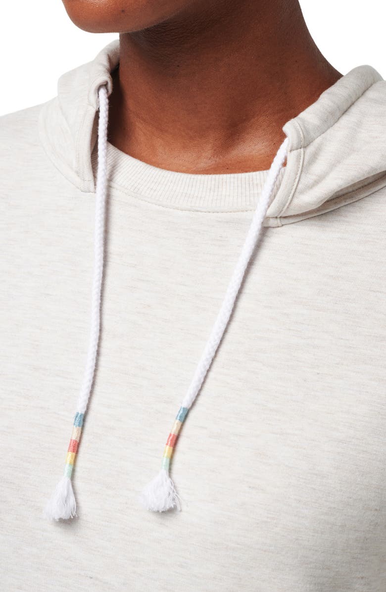 TravisMathew Hidden Gems 2.0 Cloud Hoodie, Alternate, color, Heather Brazilian Sand